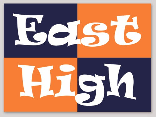 East High Logo Sticker