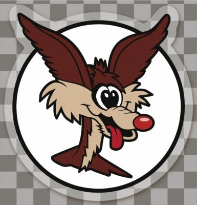 East High Coyote Clear Sticker