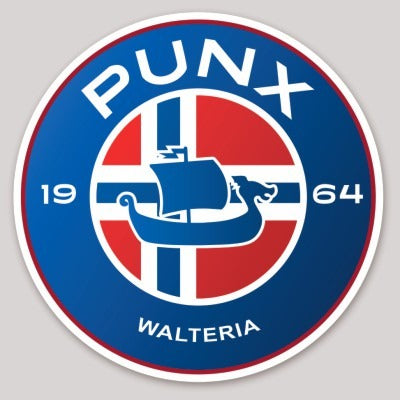 Walteria Punx Soccer Sticker