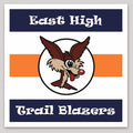 East High Trail Blazers Stripes Sticker