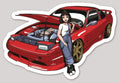 Hue with Car Sticker