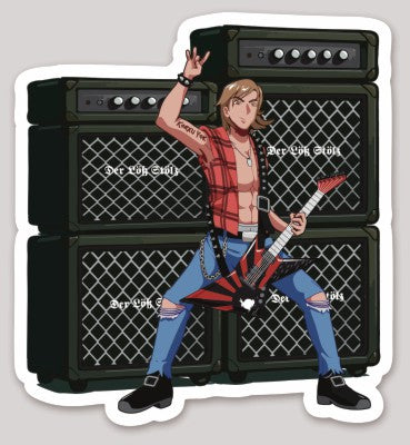 Taner with Amps Sticker