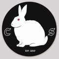 Rabbit Truck Sticker 11"