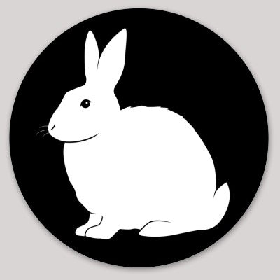 Rabbit Logo Sticker